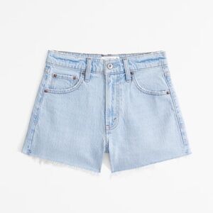 Abercrombie High Rise 90s Cutoff shorts in light Sz 26
